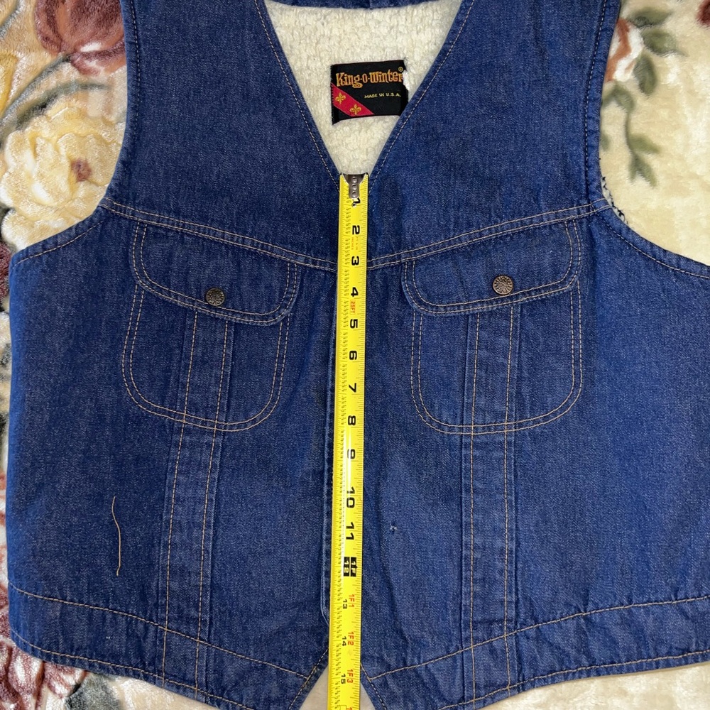 King of the Road Blue Denim Vest